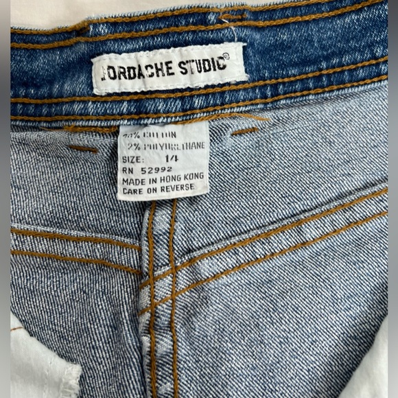 JORDACHE Studio Jeans Womens Size  14 Blue Denim RN 52992 excellent - Picture 7 of 9